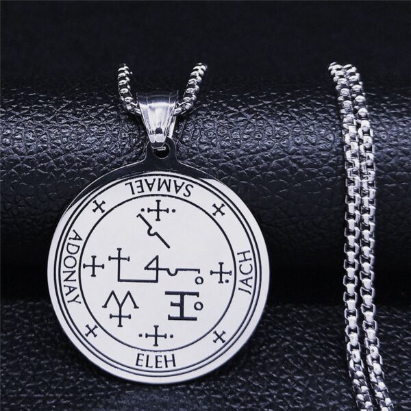 unisex Solomon viking symbols s/s necklace