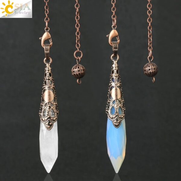 reiki healing crystal pendulum for dowsing