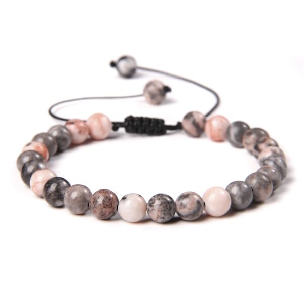 multi colour natural stone beads bracelet