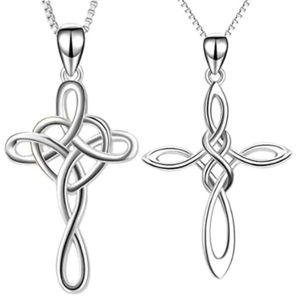 witches celtic knot pendant necklace