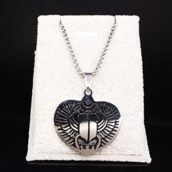 unisex Egyptian scarab amulet necklace