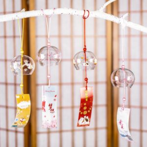 Japanese glass wind chimes 