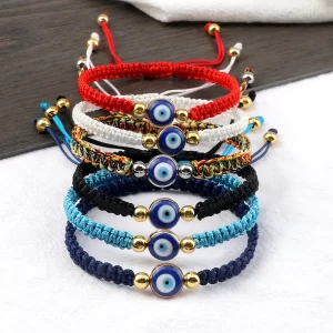 Unisex Evil Eye Braided Bracelet
