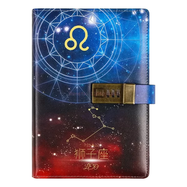 A5 Twelve Constella Lockable Notebook - Image 5